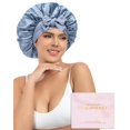 thumbnail image 1 of Gorro de seda AWAYTR para mujeres que duermen, 100% seda de morera, 1 of 7