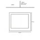 thumbnail image 4 of Espejo Rectangular Burano 60x50 Cm con Marco Minimalista, 4 of 5