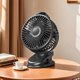 thumbnail image 4 of Portable Wind, 2000mah Battery Clip Fan, Clip Silent Fan, USB Fan, Three Fans With Display, Suitable For Office Desk, Car Back Seat, Bicycle, Outdoor Camping, Black, 4 of 4