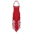 thumbnail image 3 of Women's Sexy Neck Sleeveless Irregular Dress - Backpack Design, Flowy Hem for Summer/Beach Parties, 3 of 5