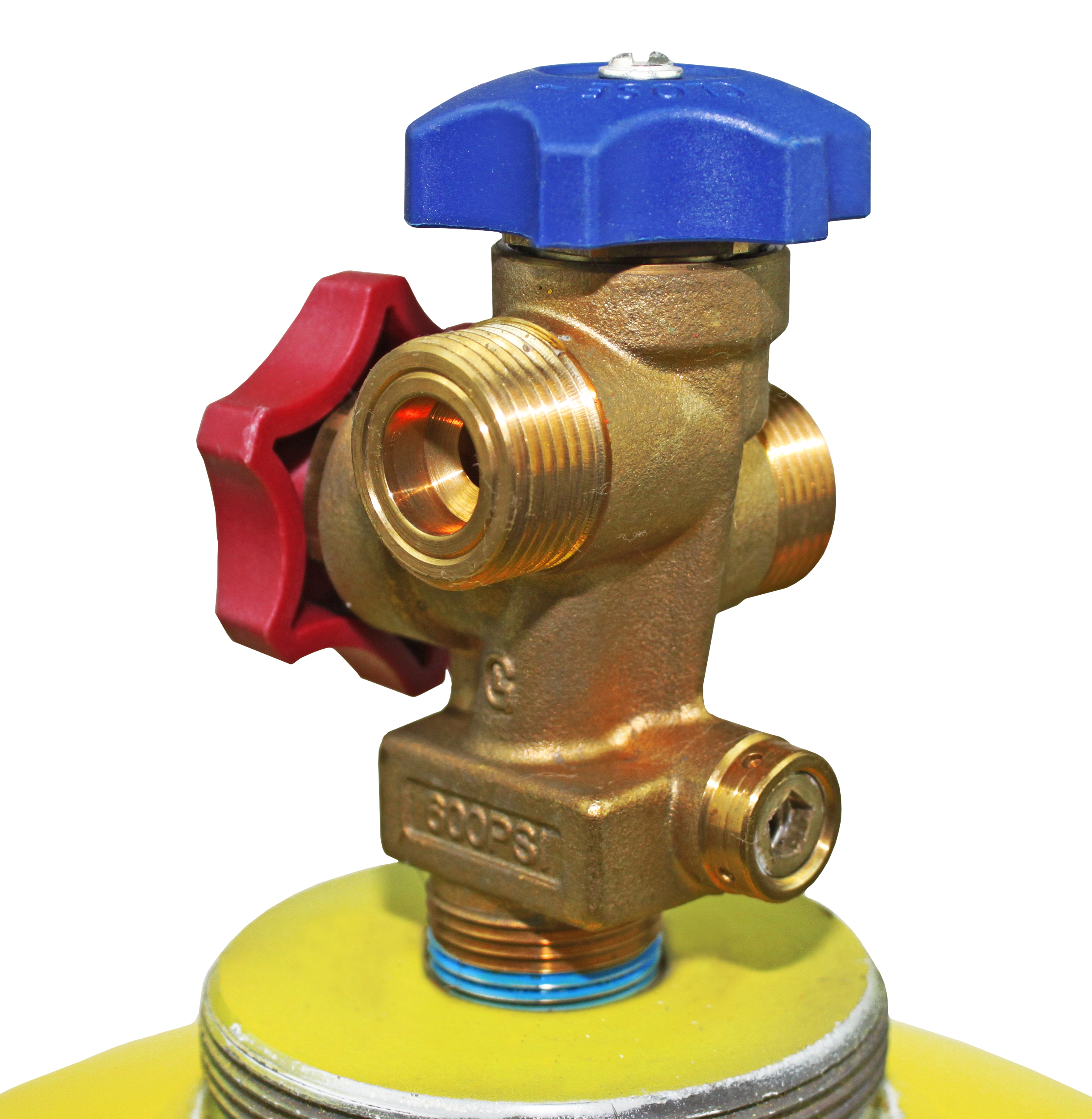 Flame King 123-Pound Refrigerant Recovery Cylinder Tank for A2l Refrigerants - Size 123lb