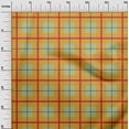 thumbnail image 2 of oneOone Polyester Lycra Light Green Fabric Madras Check Sewing Fabric By The Yard Printed Diy Clothing Sewing Supplies 56 Inch Wide, 2 of 4