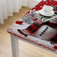 thumbnail image 4 of nygtbtfer Christmas Tablecloth , Red Washable Table Cover for Party Picnic Dinner Decor, 4 of 7