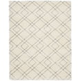 thumbnail image 2 of Nourison Luxurious Shag Modern Boho Ivory 6'7" x 9'2" Area Rug, Plush, Bedroom, Kitchen, Living Room, 2 of 8