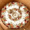 thumbnail image 6 of Dmlomu Thanksgiving Round Table Cloth, 47in Waterproof Table Cover, Wipeable No-Wash Fall Decorations for Home Dining Table Decor Holiday Party, 6 of 6