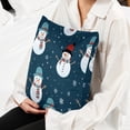 thumbnail image 6 of Snowman Elegant Velvet Throw Pillow Covers Set with Unique Patterns - 16x16", 18x18", 20x20" - Pack of 2 for Chair Pillow Covers and Various Occasions, 6 of 6