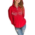 thumbnail image 2 of Veste à Capuche Décontractée pour Femmes à Manches Longues, Fermeture Éclair, Manteau Graphique avec Poches, Chandail d'Automne, 2 of 4