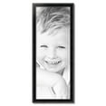 thumbnail image 2 of ArtToFrames 14" x 37" Black Engraved Edges Picture Frame, 14x37 inch Black Wood Poster Frame (WOM-4055), 2 of 8