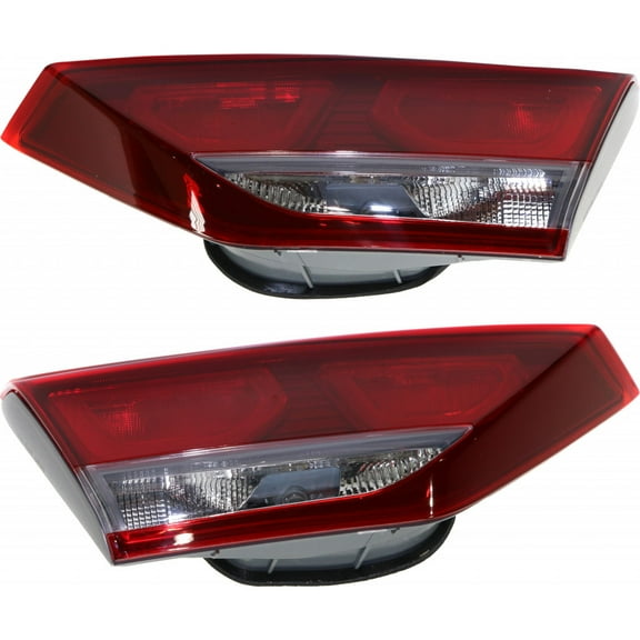 For Hyundai Elantra Tail Light Assembly 2017 Pair Driver and Passenger Side Inner DOT Certified | HY2802138 | HY2803138 | 92403-F3000