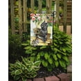 thumbnail image 2 of Carolines Treasures CDCO0035GF Cat & Peacock Feathers Flag Garden Size, 2 of 3