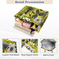 thumbnail image 3 of FORMRS Womens Corduroy Tote Bag Crossbody Shoulder Handbag with Pocket, Yellow Flowers, 3 of 7