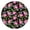 White, variant on Round Fitted Tablecloth with Elastic Edges Fits 45"-52" Round Tables Pioneer Colorful Floral Waterproof Table Cover Washable Indoor and Outdoor for Party Kitchen Dinner Banquet Patio Picnic
