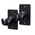 thumbnail image 1 of Soporte autoadhesivo para barra de cortina Wabboreq, 2 unidades, negro, 1 of 7