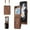 Brown, variant on RFID BLOCKING Wallet Case for Samsung Galaxy Z Flip 5 5G with Card Holder, Zipper Pocket Kickstand Function Shockproof Purse Phone Cover with Removable Shoulder Strap & Wrist Strap, Brown