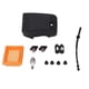 thumbnail image 2 of Kit de cubierta de filtro de aire para recortadora Caucho ABS Buena resistencia al desgaste Piezas de repuesto para recortadora Stihl FS120 FS200 FS250, 2 of 9