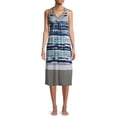thumbnail image 5 of Secret Treasures Sleeveless V-Neck Silhouette Nightgown (Women's or Women's Plus) 1 Pack, 5 of 7