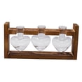 thumbnail image 3 of Baoblaze Glass Vase Desk Flowers Holder Hydroponic Vase for Housewarming Shelf Glass Vases, 3 of 8