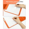 thumbnail image 7 of DTTOCASE iPad 10th Generation Case 2022, iPad 10.9 Inch Cover with Clear Transparent Back-Orange, 7 of 7