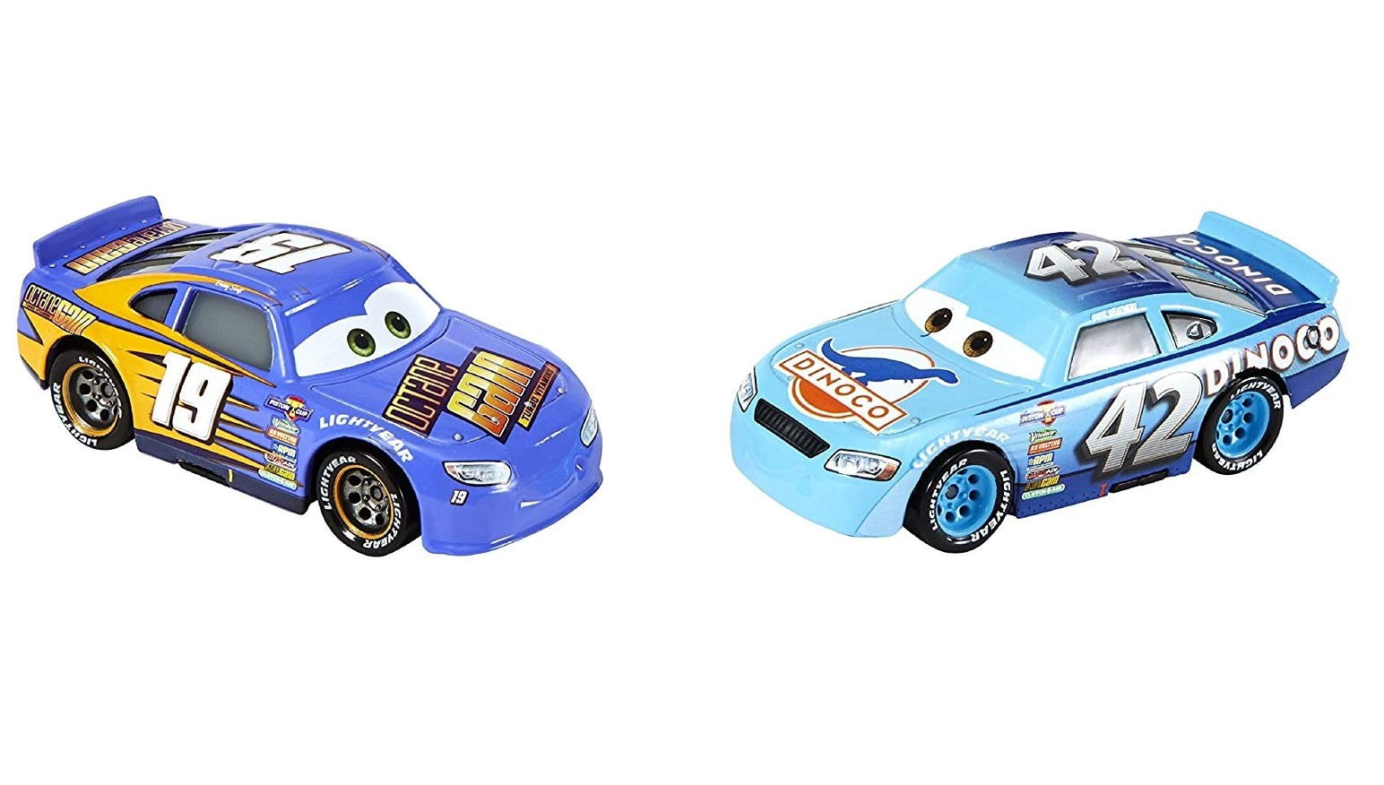 Packs de 2 véhicules Flo & Saludos Amigos Ramone aux meilleures scènes du film Cars 3 de Disney•Pixar