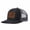 Black and gray, variant on THAT'S WHAT I DO I FIX STUFF AND I KNOW THINGS Letter leather label pattern, suitable for travel and casual outfits, breathable outdoor baseball cap for men, adjustable