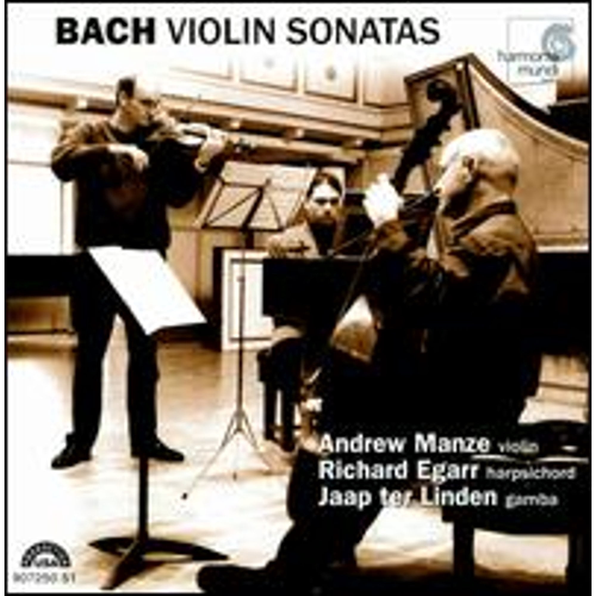 Pre-Owned Bach: Violin Sonatas (CD 0093046725020) by Andrew Manze (violin), Jaap ter Linden (viola da gamba), Jaap ter Linden (cello), Richard Egarr (harpsichord)