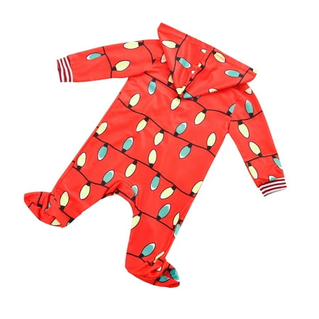 

Bluey Clothes Parent-child Warm Christmas Set Printed Home Wear Pajamas One-piece Baby Set