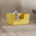 ZYPremium Cat Litter Box with Easy Clean Design and Ergonomic Handles