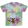 thumbnail image 2 of Grateful Dead Unisex Officially Licensed Dancing Bear Tie Dye Tee T-Shirt (Small/Medium, Multi Tie Dye), 2 of 2