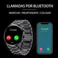 thumbnail image 2 of Reloj inteligente Bluetooth JM Correa de malla deportiva 1,28 pulgadas IP68, 2 of 5