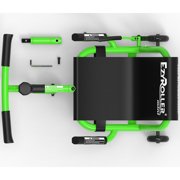 EzyRoller: Mini - Green - Ride-On Scooter, Cambering Motion, Pedal Free Cart, Hand Brakes, Extendable Frame, 45lb Capacity, Toddler & Kids Ages 2+