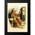 thumbnail image 2 of Frusius 18x24 Black Modern Framed Museum Art Print Titled - Death Takes a Bath, 2 of 5