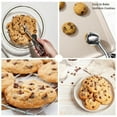 thumbnail image 5 of Cookie Scoop Set, 3Pcs Ice Cream Scoop, Cookie Scoops for Baking Set of 3, 18/8 Stainless Steel Cookie Scooper for Baking, Ice Cream Scooper with Trigger Release, Cookie Dough Scoop with Non-slip Grip, 5 of 7
