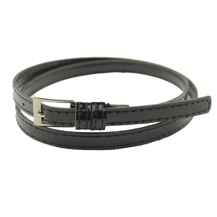 Men's Leather Belt Big And Tall Color Leather Candy Multicolor Belt