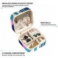 thumbnail image 2 of Geometric Cube Travel Portable Square Storage Box with Earring Holder, Necklace Organizer, and Travel Organizer for Rings, Earrings, Necklaces, Bracelets, and More - Ideal for Girls and Women, 2 of 6