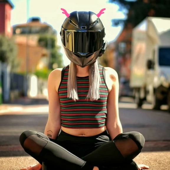 Masteelf 2 Pcs Motorcycle Helmet Deer Horn Decorative Accessory Reusable Helmet Antler For Men And Women Cute Motorcycle Gear And Diy Supplies