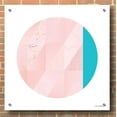 thumbnail image 3 of Epic Art 'Pink Marble Circle II' by Seven Trees Design, Acrylic Glass Wall Art, 36"x36", 3 of 7