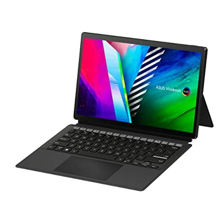 ASUS VivoBook 13 Slate OLED 2-in-1 Laptop, 13.3" FHD OLED Touch Display, Intel Pentium N6000 Quad-Core CPU, 4GB RAM, 128GB eMMC, Windows 11 Home in S Mode, Black, T3300KA-DH21T