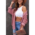 thumbnail image 1 of Women's Pink Corduroy Button Pocket Shirt, 1 of 17