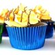 thumbnail image 4 of Revestimientos metálicos para cupcakes, papel de aluminio azul marino, vasos de papel para hornear muffins, 198 Uds., bandeja de papel para pasteles a prueba de aceite de papel de aluminio e, 4 of 5
