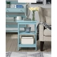thumbnail image 3 of Convenience Concepts Oxford Square End Table in Sea Foam Green Wood Finish, 3 of 9