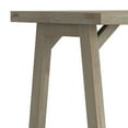 thumbnail image 4 of Sawhorse 22" W SOLID WOOD Modern Industrial End Side Table in Distressed Gray, 4 of 10