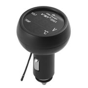 3 in 1 Digital LED USB Car Charger Voltmeter Thermometer Car Battery Monitor