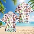 thumbnail image 2 of Netecom Kentucky Derby Horse Hawaiian Shirt for Men, Button Down Summer Beach Short Sleeve, S-5XL, 2 of 6