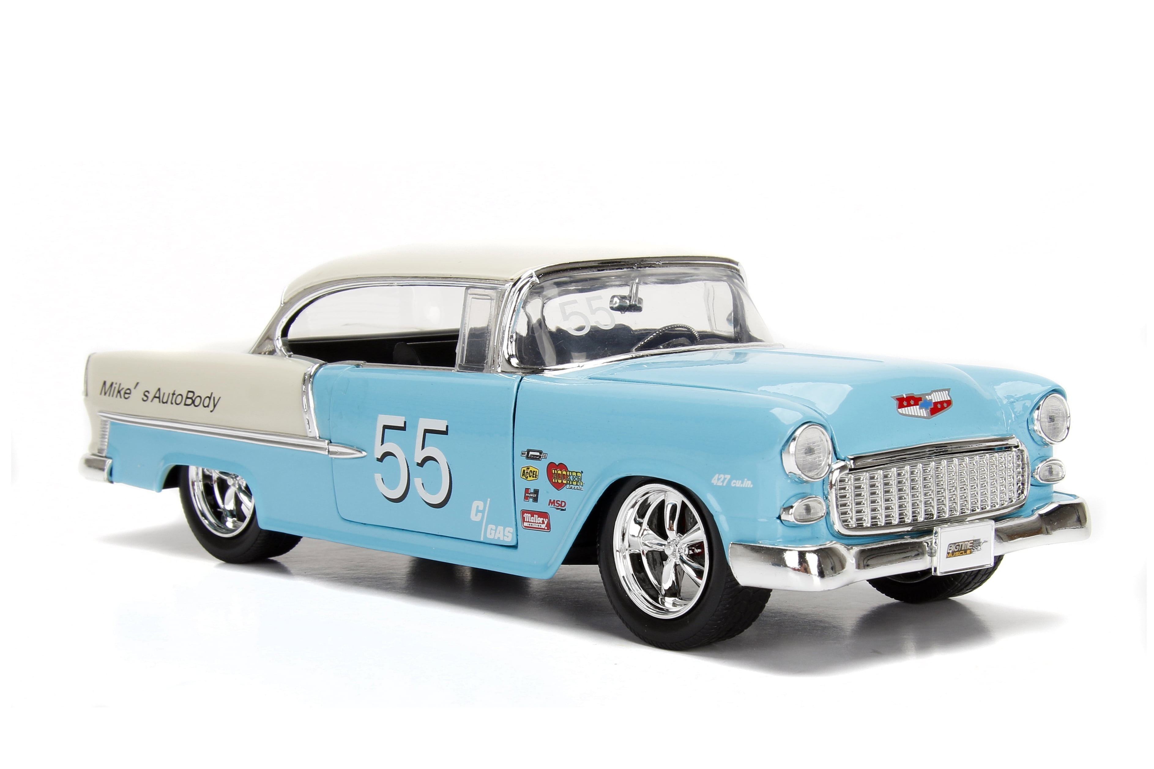 Jada Toys 1955 Chevy Bel Air 1:24 Scale Die Cast Vehicle - Walmart.com