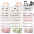 thumbnail image 4 of Byworldtasic Womens Plus Size Gingham Front Button Wireless Bra Wide Shoulder Strap Easy‑On Comfort Bralette, 4 of 10