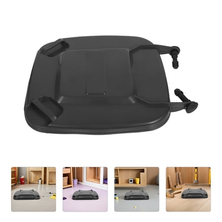 LOLIPPYY Outdoor Trash Can Lid Replacement Light Grey Plastic Cover for Garden and Kitchen Bins