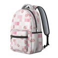 thumbnail image 2 of Pioneer Flower Floral Print Pattern Backpack for School, Cute School Bag with Adjustable Shoulder Straps and Padded Back, 15.3"x11"x7.1", 2 of 5