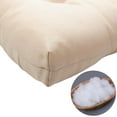 thumbnail image 4 of Outdoor Bench Cushion 45 x18 inch with Non-Slip Grips,Water Resistant Porch Swing Cushion,Bench Pillow Pads,Tufted Cushions for  Garden Furniture,45" Seat Cushions(Antique Beige), 4 of 6