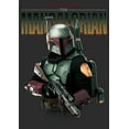 thumbnail image 2 of Women's Star Wars: The Mandalorian Boba Fett Armored Up Graphic Tee Black Large, 2 of 4