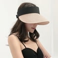 thumbnail image 3 of Miangastore 1pc Summer Sun Hat Sun Protection Visor Folding Hat Sun Shade for Women, 3 of 9